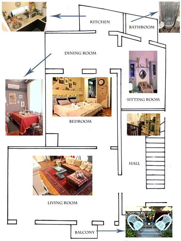 Deja-View House Apartment Tbilisi ห้อง รูปภาพ